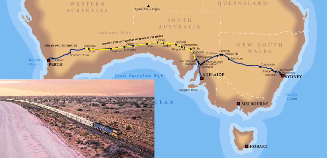 Indian pacific train
